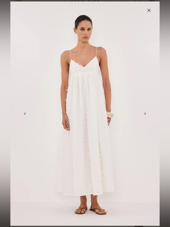 DISSH Dresses & Skirts - Paloma White Babydoll Midi dress by Dissh